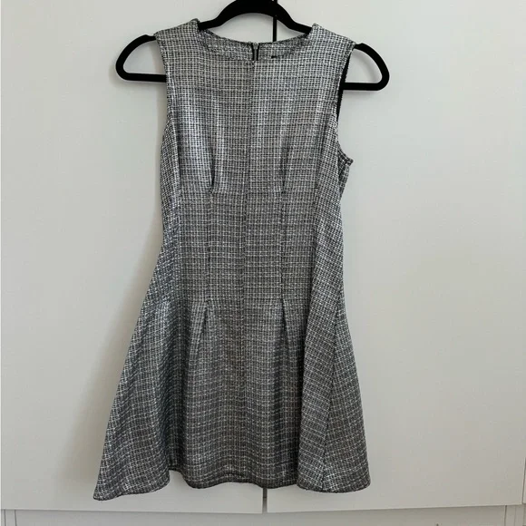 knee length dresses for ladies Rent Topshop Metallic Keyhole Elasticated Maxi Dress In Silver main image 1